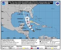 Tropical Storm Ian's path shifts west ...
