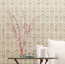 Modern Wall Stencils Large Geometric