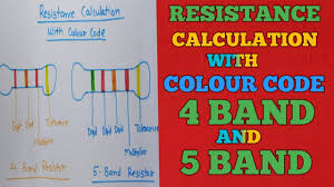 Resistor Color Code Calculation Of 4 Band 5 Band