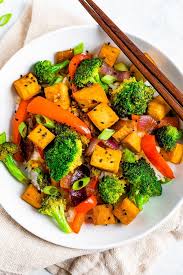 healthy easy tofu stir fry eating