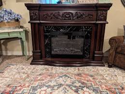 Electric Fireplace Mantel Or Tv Stand