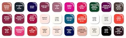 Opi Nail Polish Uk Colour Chart Best Image 2017