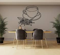 Coffee Wall Decal Cafe Wall Sticker