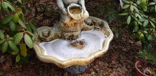 how to remove foam from a garden fountain