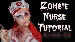 zombie nurse halloween makeup tutorial
