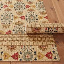 ballard designs lizzie printed jute rug