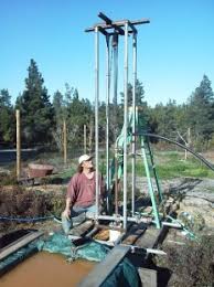homemade well drilling rig