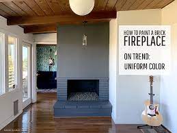 How To Paint A Fireplace From Vintage