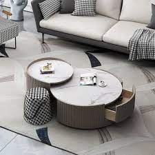 Modern Nesting Coffee Table Set With