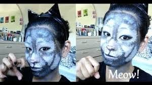 realistic cat makeup for halloween