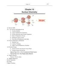Chapter 16 Nuclear Chemistry An