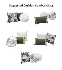 lush olive removable sofa cushion