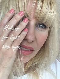 makeup for light blue eyes
