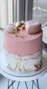 38 Beautiful Cake Designs To Swoon Pink Tone Cake gambar png