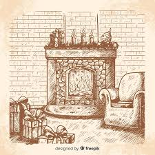 Free Vector Fireplace
