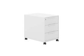 Wood filing cabinets offer a classic look that blends in well with your other home decor. 10 Easy Pieces Modern Metal File Cabinets On Wheels The Organized Home