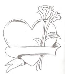 Free I Love You Drawings In Pencil With Heart Download Free