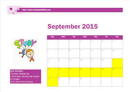Parenting Times Free Printable September 2015 Calendar With