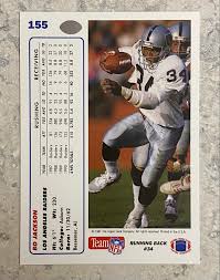 World cup 1994 insert chase set preview holos. Bo Jackson 1991 Upper Deck Football Card Kbk Sports