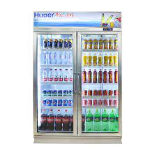 2 door display refrigerator beer cooler