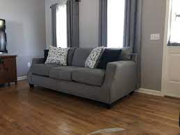 Broyhill Alexandria Gray Sofa Big