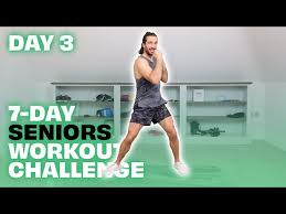 seniors workout challenge day