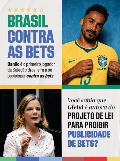 Danilo, lateral-direito da Seleção Brasileira, aderiu oficialmente à campanha “Block no Tigrinho” e expressou seu ponto de vista sobre o assunto em seu perfil. Até o momento, ele é o único representante