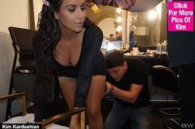 pic kim kardashian gets makeup