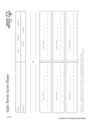 2024 table tennis score sheet