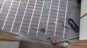 how to install underfloor heating and