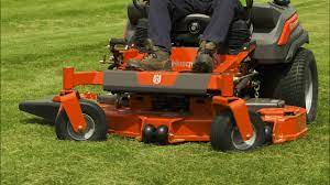 How to Use & Operate a Commercial Zero Turn Gas Lawn Mower | Husqvarna -  YouTube