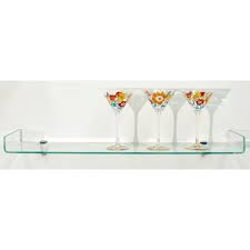 Spancraft Glass Floating Skylark Shelf