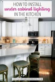 how to install under cabinet lighting
