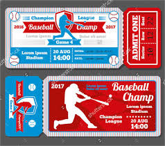 Free Baseball Ticket Template Clipart Images Gallery For