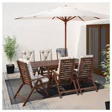 Applaro Drop Leaf Table Outdoor Brown