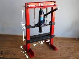 homemade mini hydraulic press machine