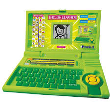 Prasid Kids English Learner Computer Toy Educational Laptop Green India