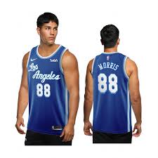 Its spirited lakers graphics and classic construction make this jersey the perfect piece to wear while enjoying each game. Markieff Morris Blue Jersey 2020 21 Lakers 88 New Classic Edition Jersey