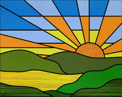 Stained Glass Landscape Designs For