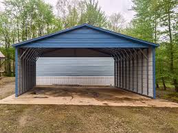 At carport central, the cost of a standard metal garage starts at $3900 based on the structure option. Garageandshedsupply Com Custom Garages Sheds Barns Carports