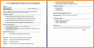 Resume Format for Fresher Download PDF Than       CV Formats For Free Download Over       CV and Resume Samples with Free Download  Resume Format for MBA  Finance Fresher