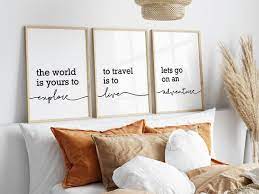 Travel Wall Prints Travel Quotes Set Of