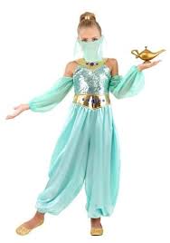 s mystical genie costume kids s blue orange green s fun costumes