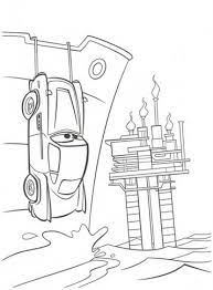 On the pages of the developing coloring of cars 1, 2, 3 for children, the storyline of the animated world of cars is unfolding with great races and spy passions. Kids N Fun Com 38 Coloring Pages Of Cars 2