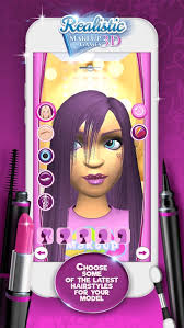 realistic makeup games 3d star