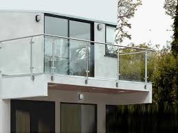 Ss Glass Balcony Modular Railing Design