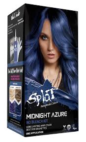 no bleach blue semi permanent hair dye
