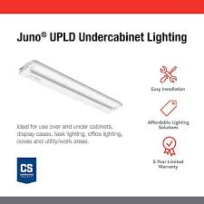 juno upld 30 in led white under