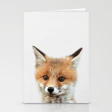 Fox Wall Art Nursery Decor Animal Art