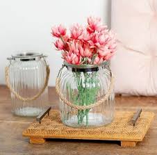 Decorative Glass Flowers Vase For